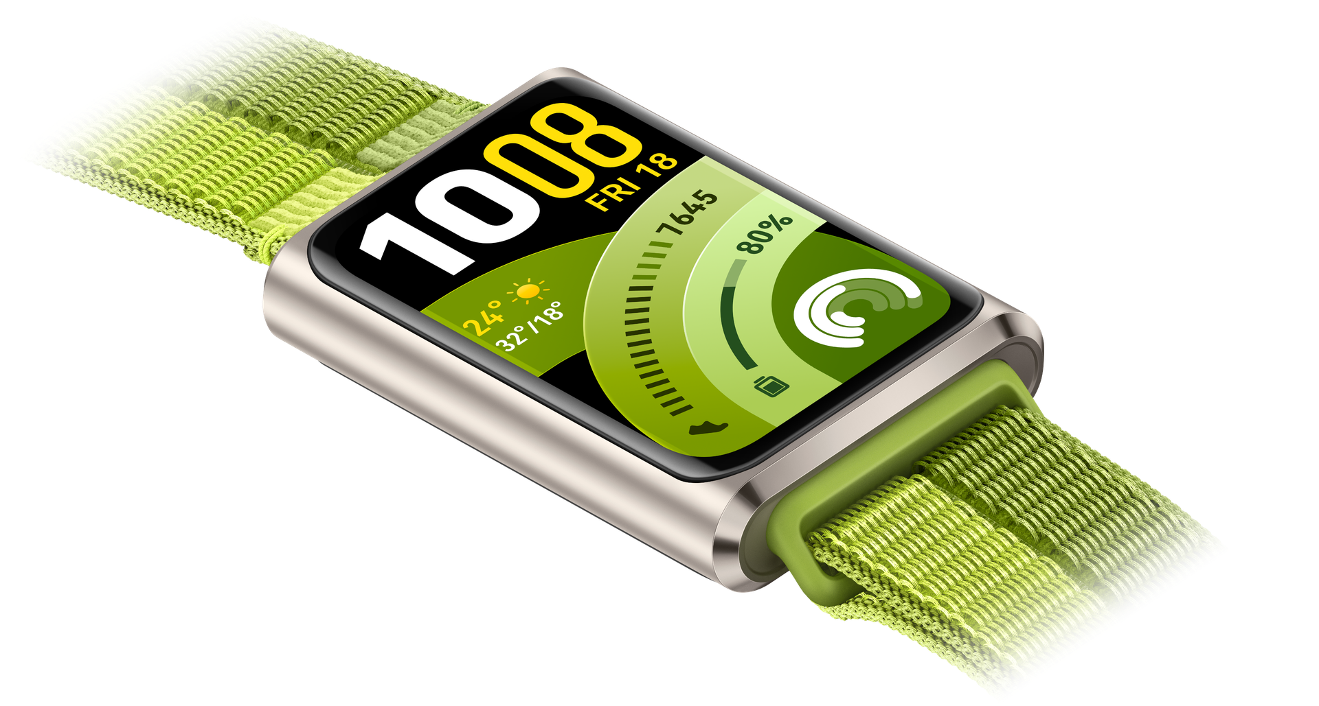 Yashil HUAWEI Band 11 Pro ekrani