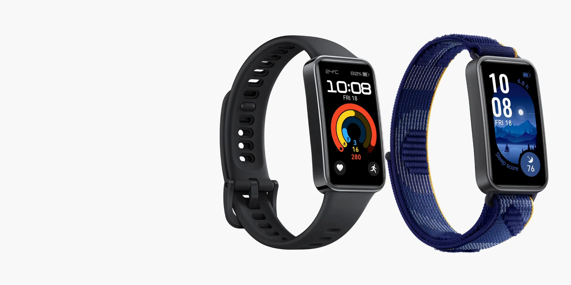Qora va ko‘k HUAWEI Band 9