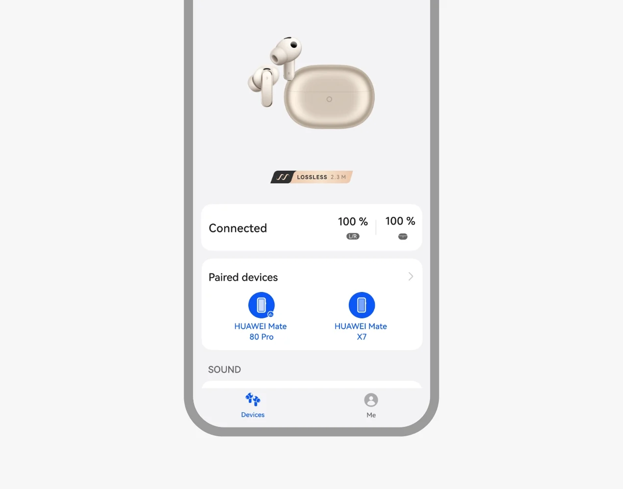 The HUAWEI Audio Connect app
