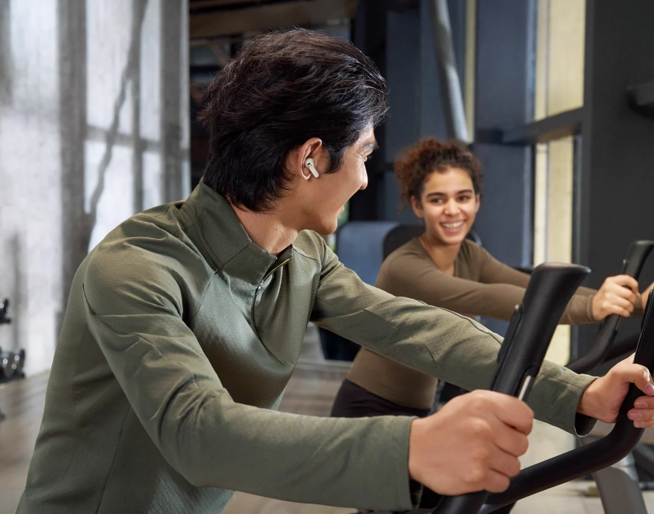 A chat on exercise bikes