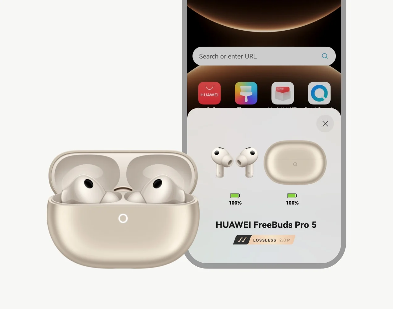 The pairing pop-up on a phone