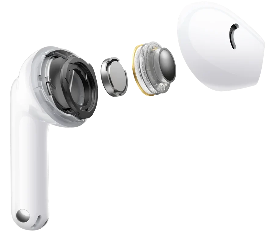 Inside the earbud