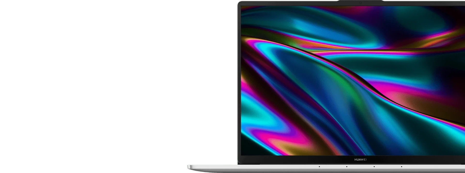 The 16-inch display of HUAWEI MateBook D 16