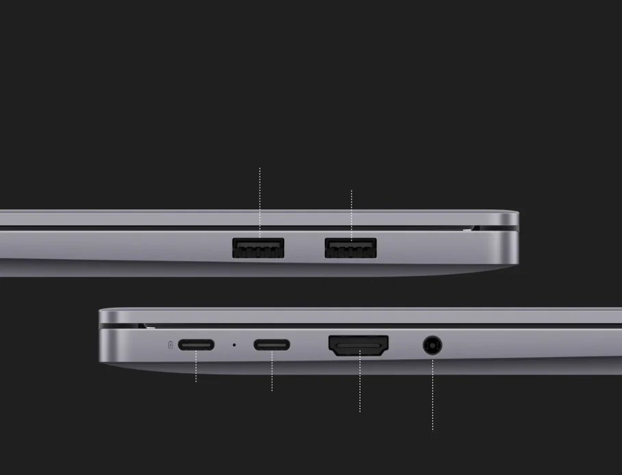 HUAWEI MateBook D 16 portlari