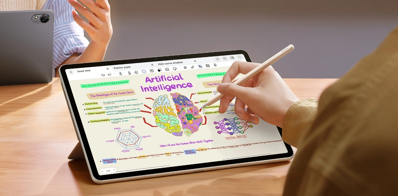 Taking notes with the stylus