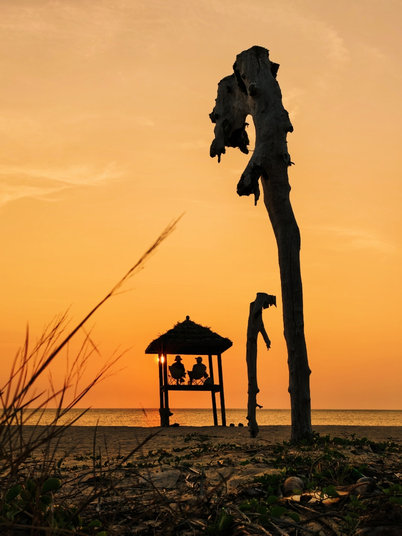 Silhouettes at sunset