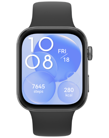 HUAWEI WATCH FIT 3, qora