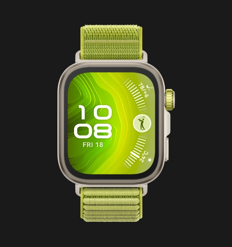 Yashil HUAWEI WATCH FIT 4 Pro old tomondan